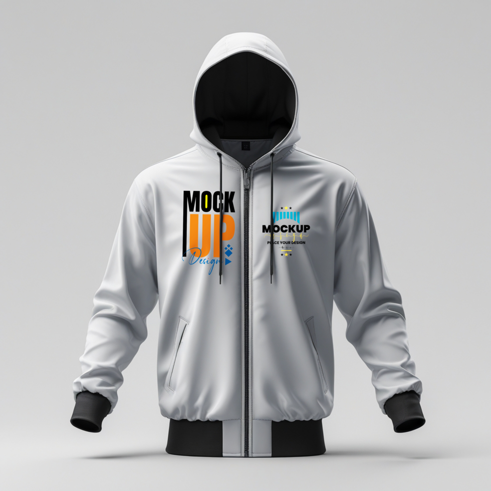 Elegant hoodie mockup template designed for fashion presentation and branding projects psd