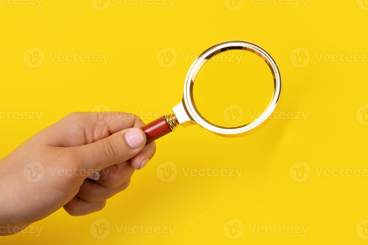 magnifier in hand photo