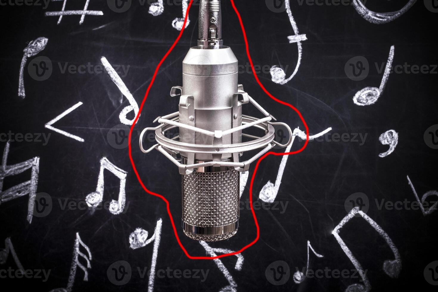 microphone and notes photo