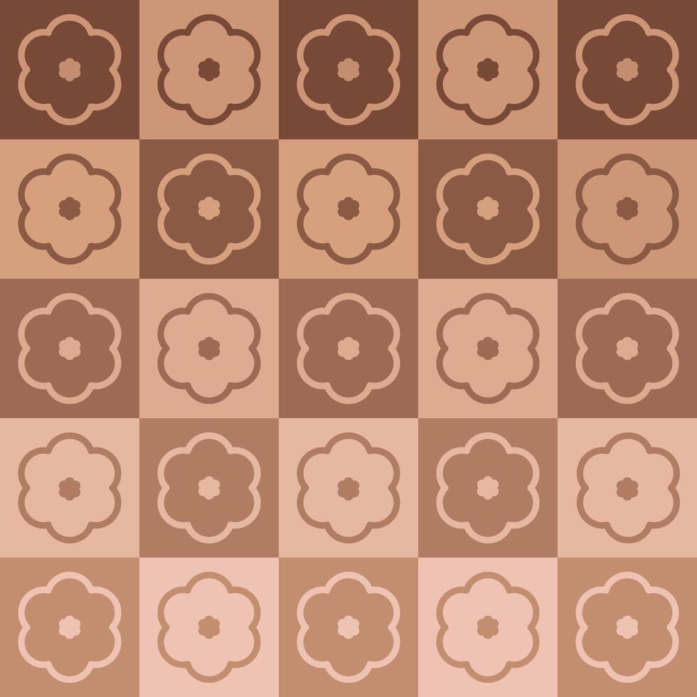 Mocha mousse Pantone geometric pattern vector