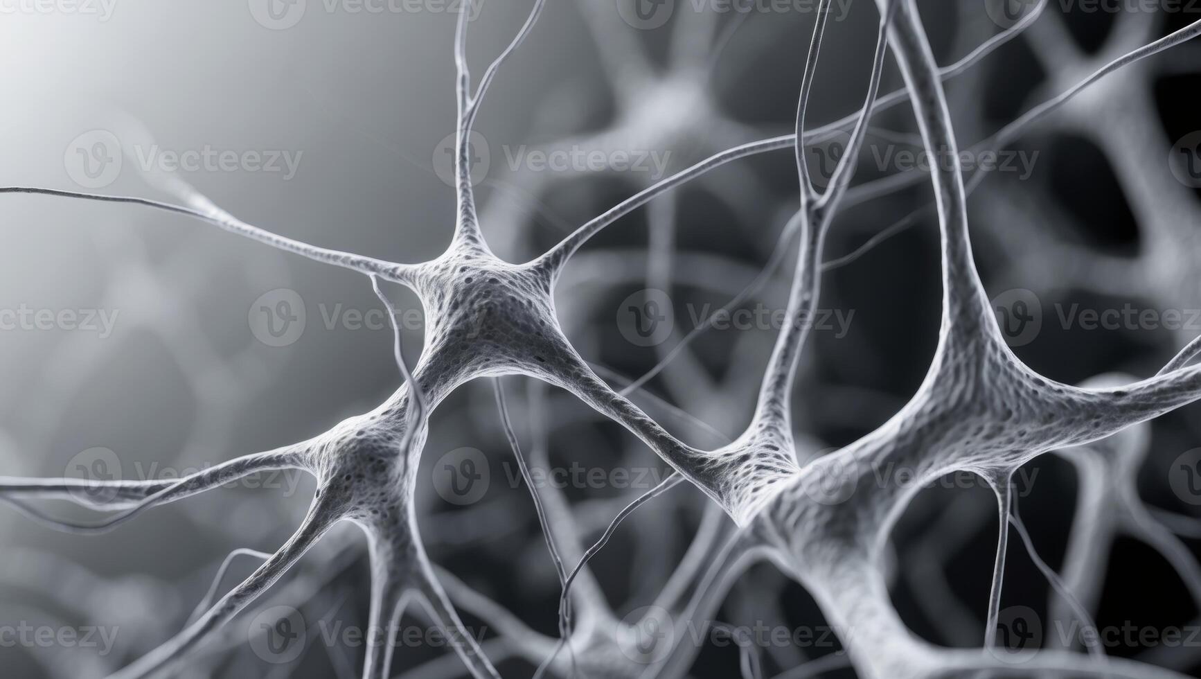 Intricate Network of Neuron Cells Microscopic View of Neural Connections and Synaptic TransmissionIntricate Network of Neuron Cells Microscopic View of Neural Connections and Synaptic Transmission. photo
