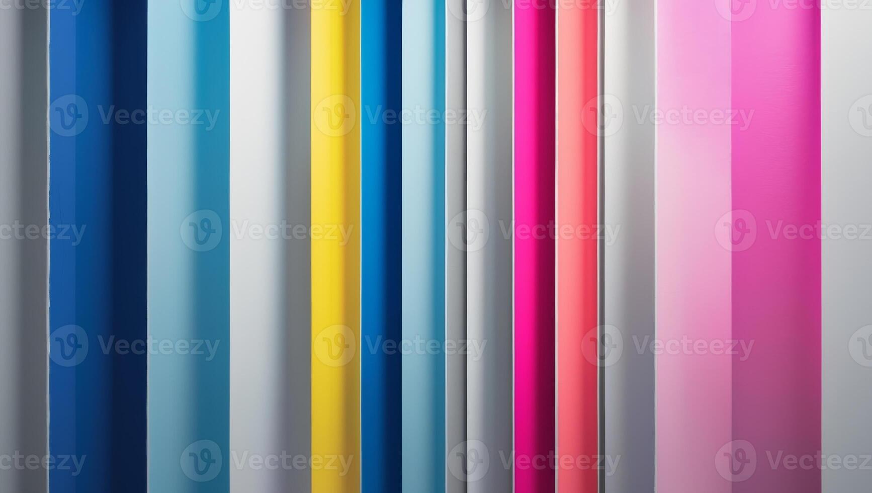 Abstract background with vertical stripes of vibrant colors photo