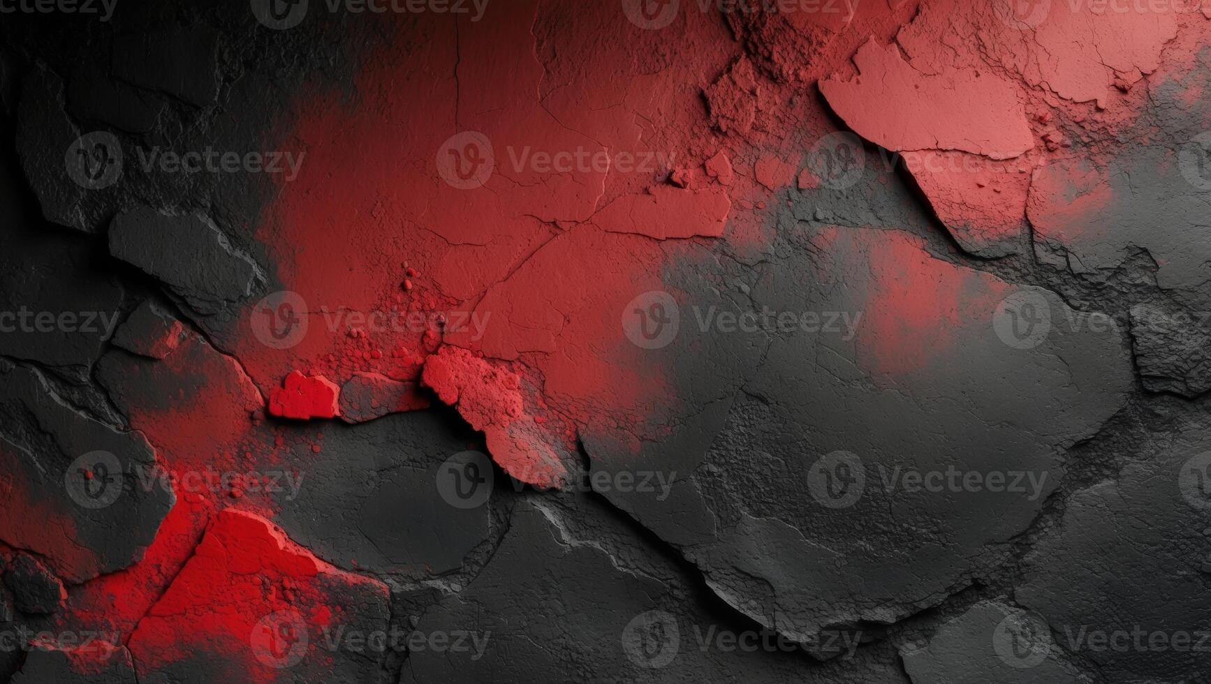 Abstract textured wall with red and black tonesAbstract textured wall with red and black tones. photo