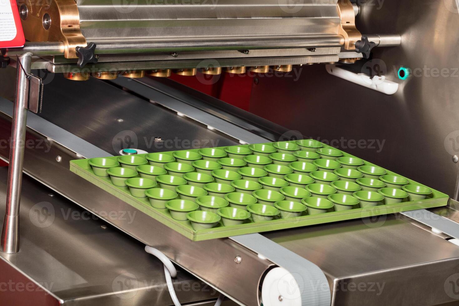 Conveyor line for the food industry for batch production of sweets. photo