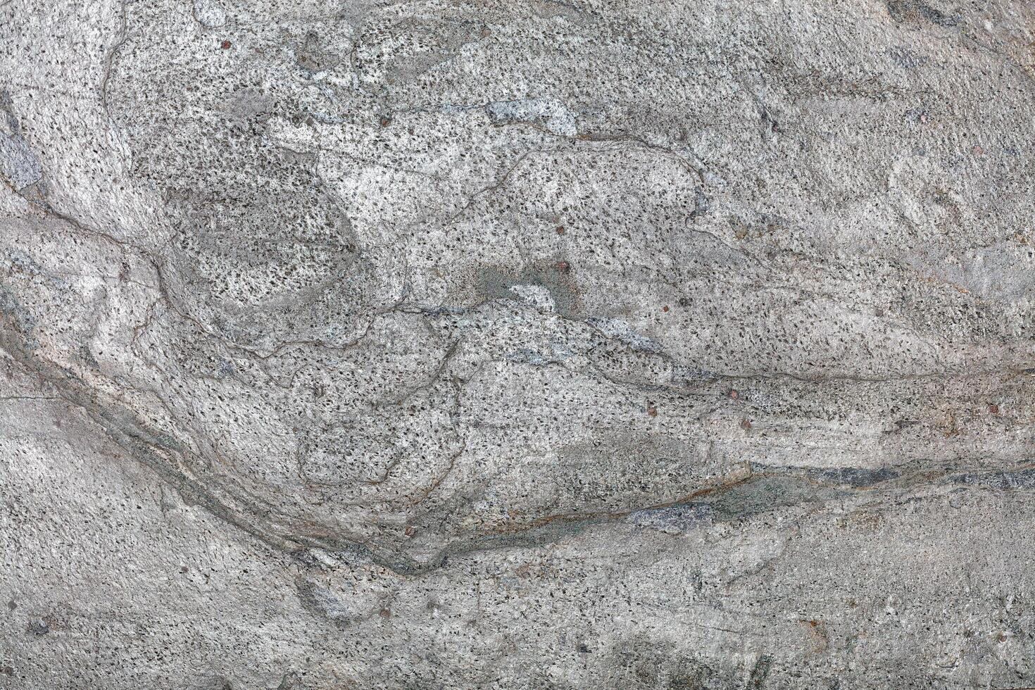 The gray texture of lava after cooling and turning into stone. photo