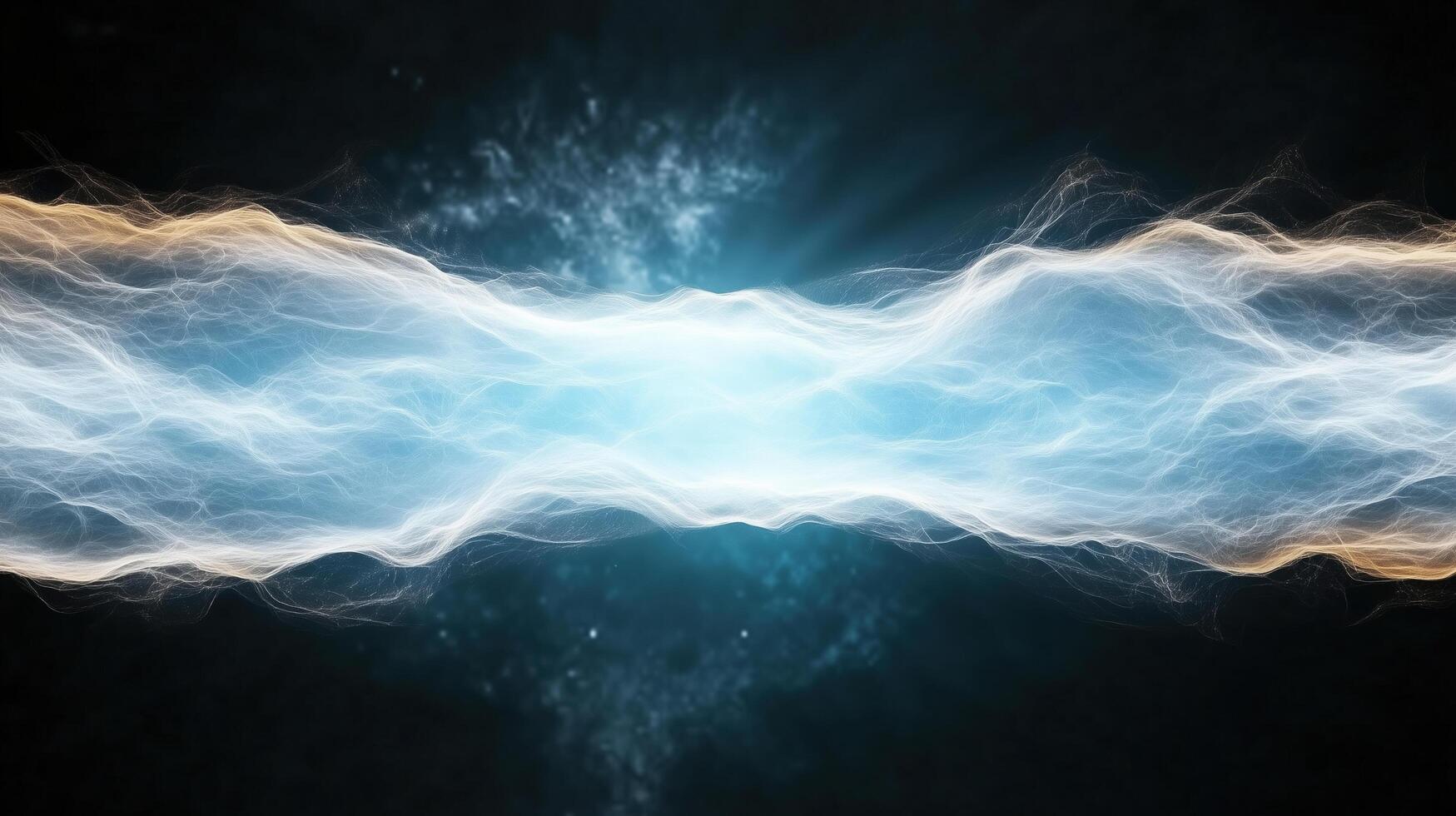 High resolution abstract cosmic waves flowing through space, creating mesmerizing effect photo
