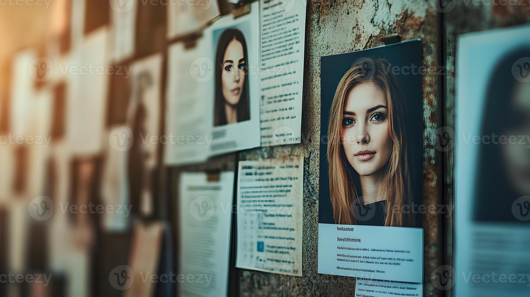 Focused Expression During HR Talent Selection Process of Resume and Headshot Display photo