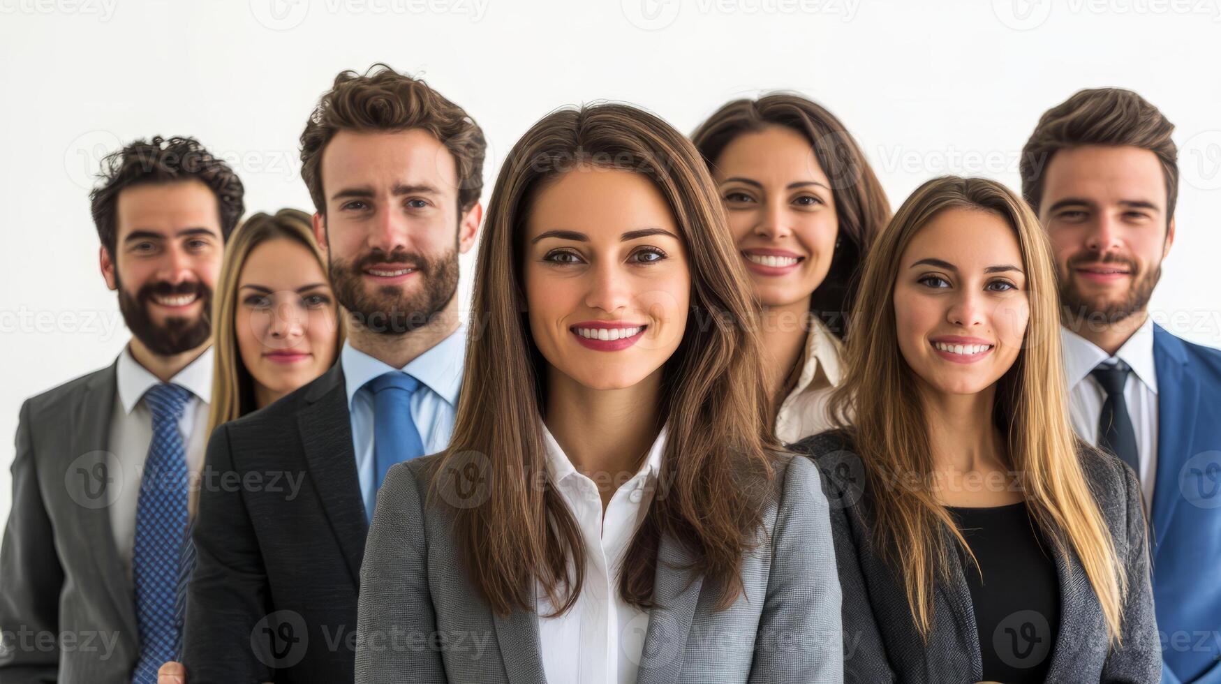 Business Team Meeting of Professionals in Corporate Office Environment photo