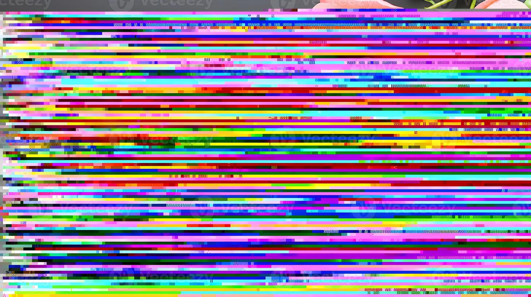 Abstract Colorful Background with Distorted Lines and Patterns photo