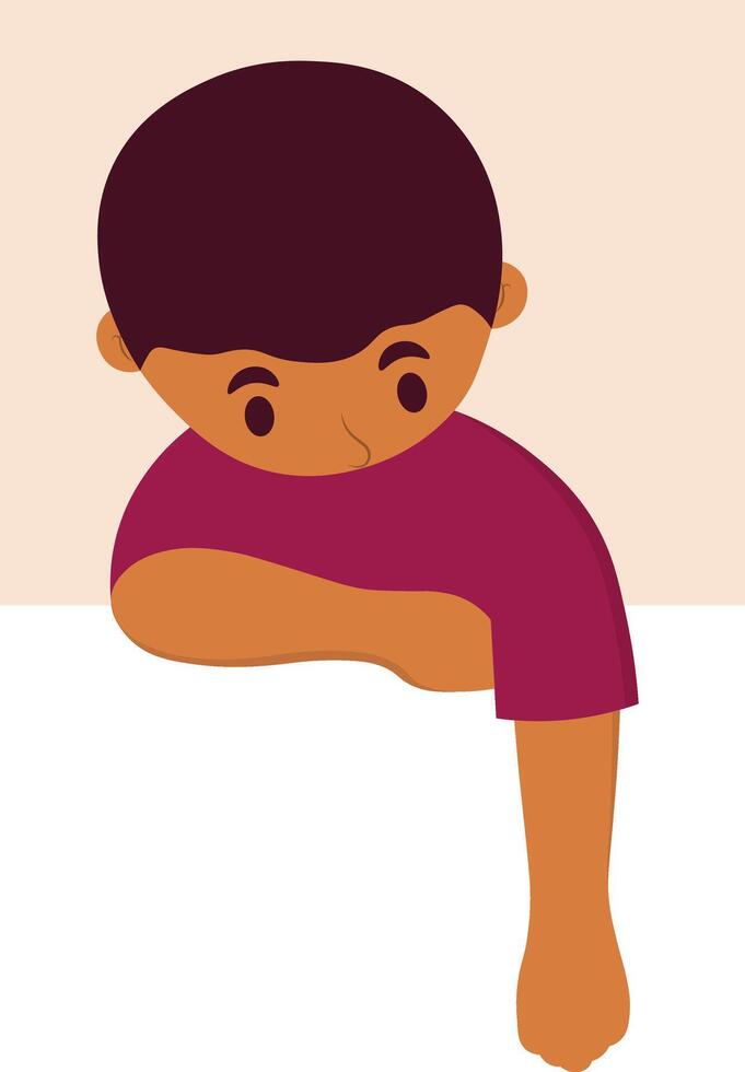 Person Peeping Character vector