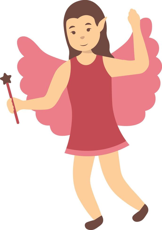 Little Fairy Illustration vector