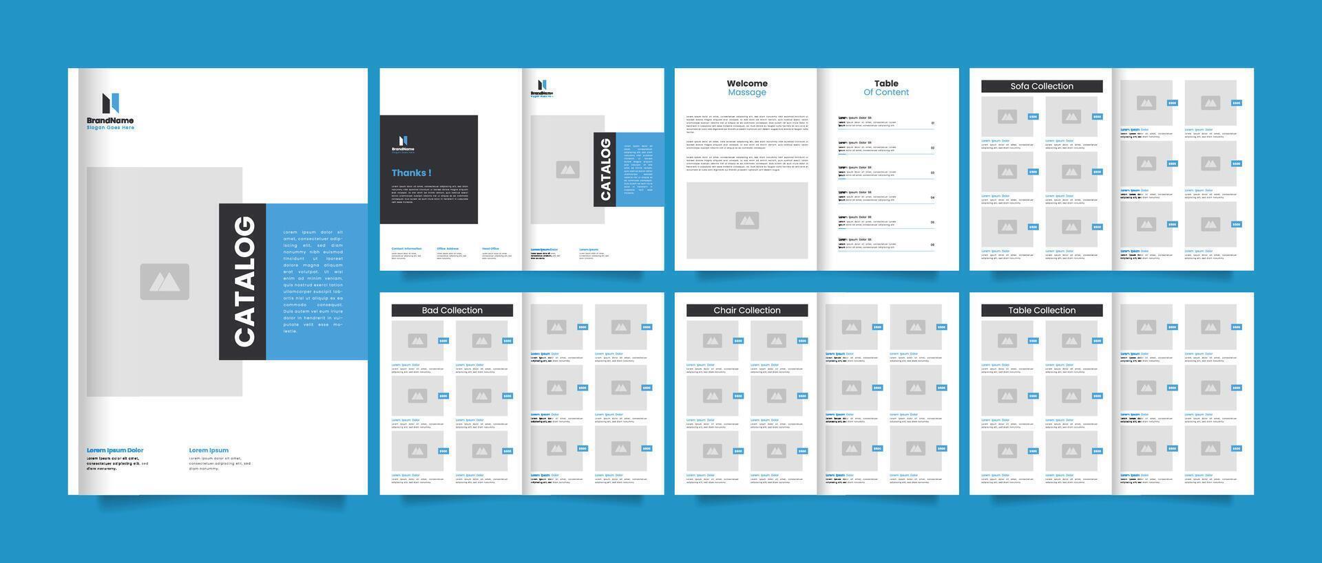 business brochure design, company portfolio brochure or company profile brochure design. vector