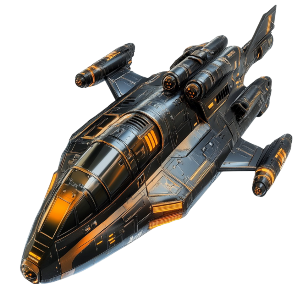Space Ship on Transparent Background png