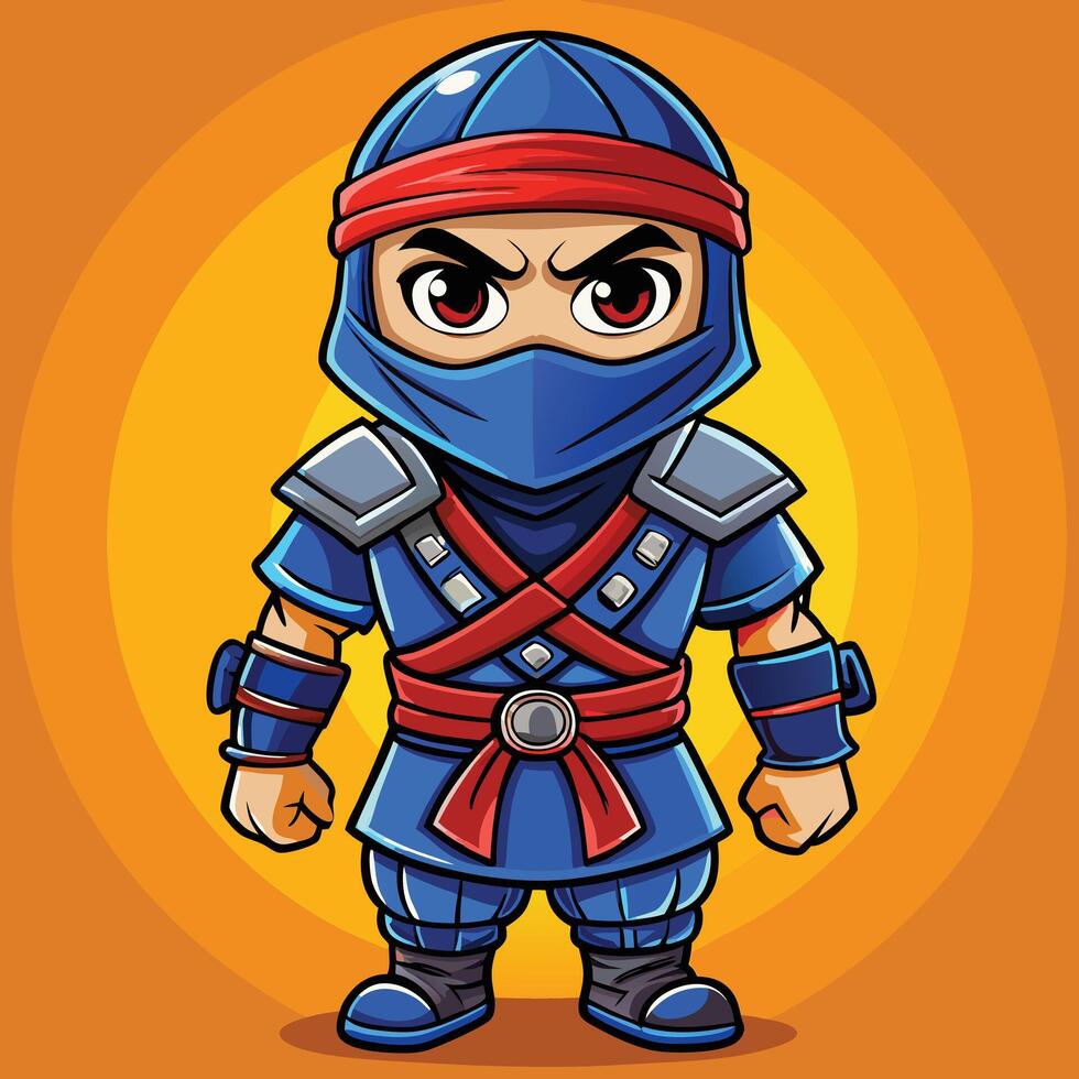 Soldier in uniform cartoon character vector