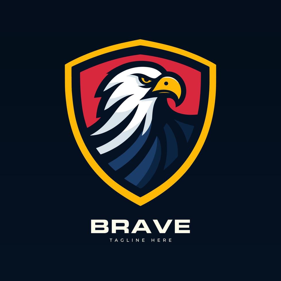 eagle badges emblem design vector
