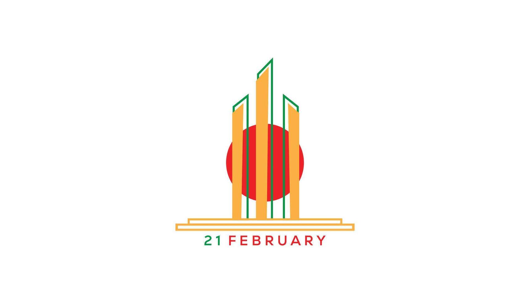 21 February international mother language day. vector