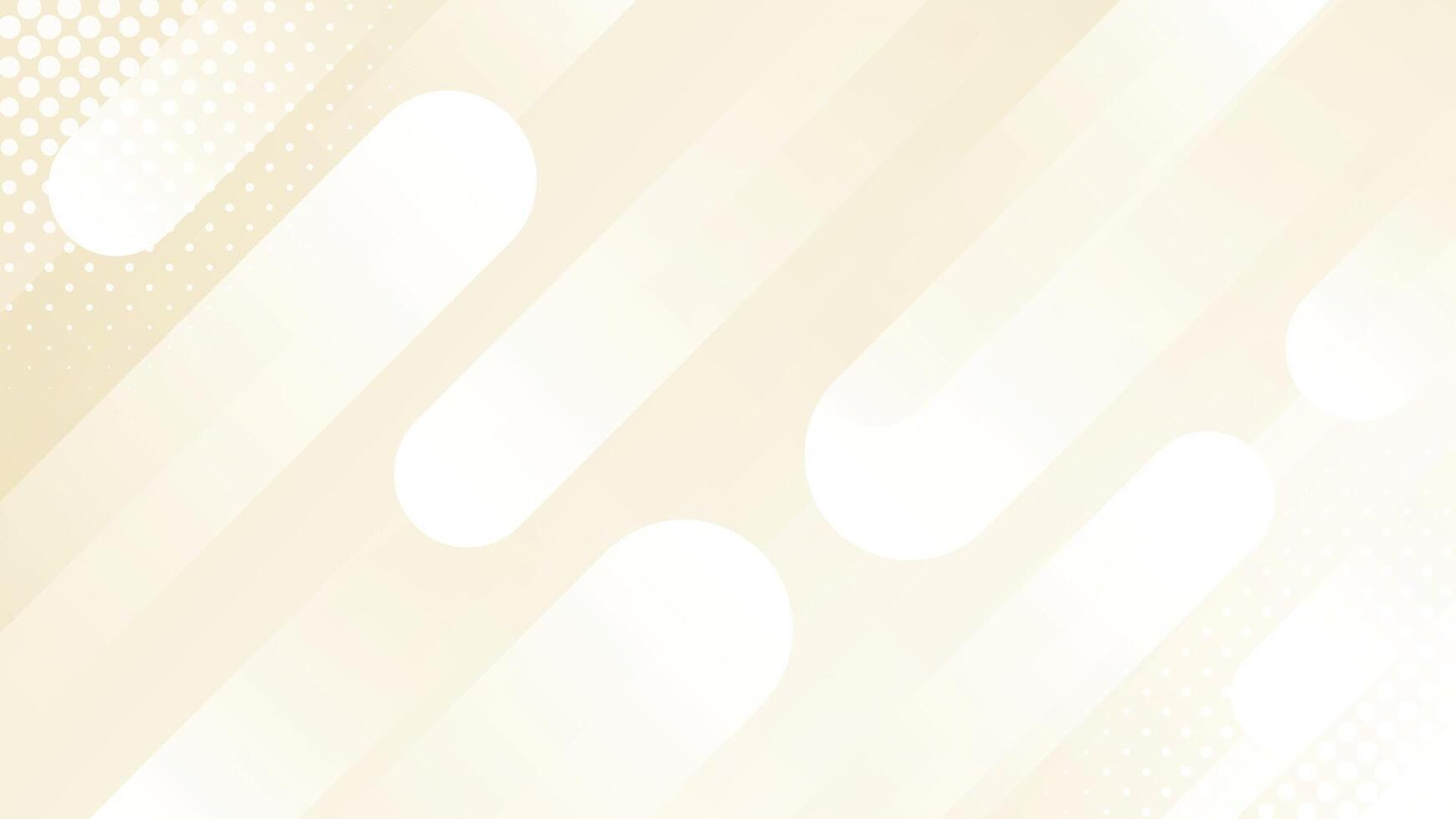 Beige abstract dynamic background with halftone. Smooth gradient texture. Modern geometric wallpaper vector