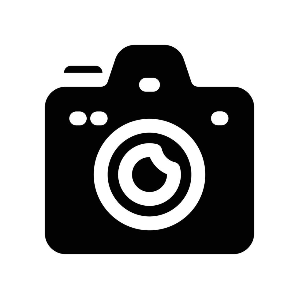 camera solid icon. 54887950 Vector Art at Vecteezy