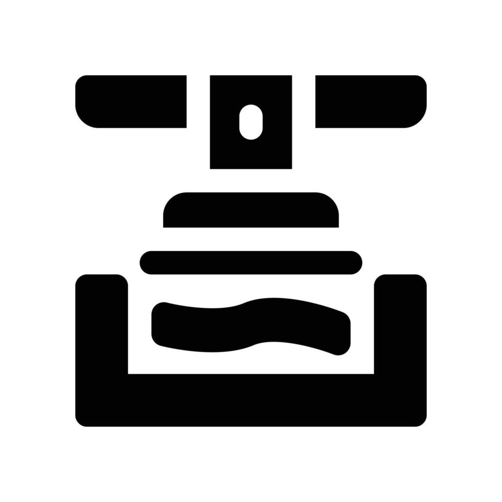 press icon. glyph icon for your website, mobile, presentation, and logo design. vector