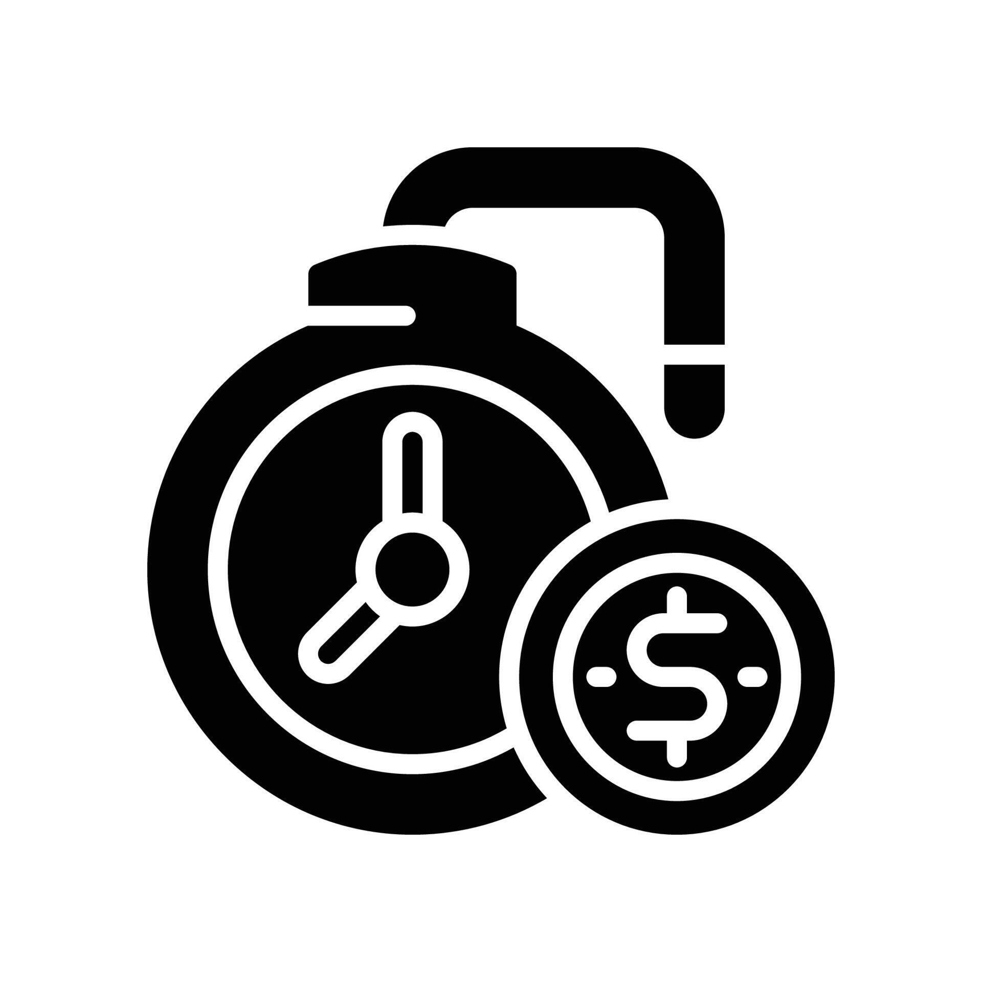 debt solid icon 54888231 Vector Art at Vecteezy