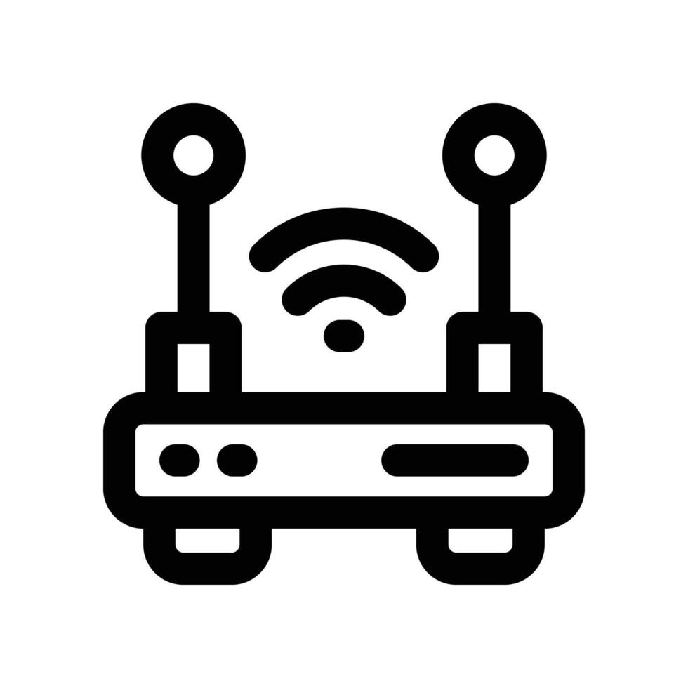 router line icon. vector