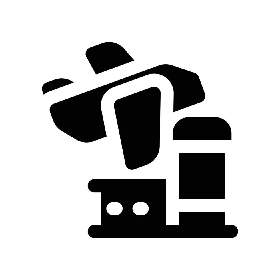 airport solid icon. vector