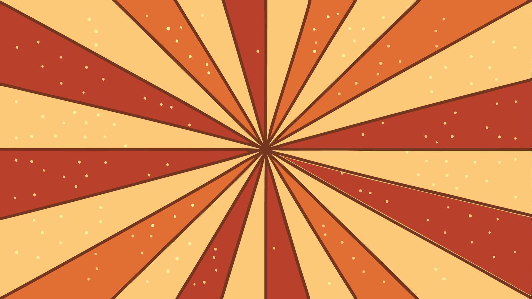 Retro Sunburst Radial Pattern vector