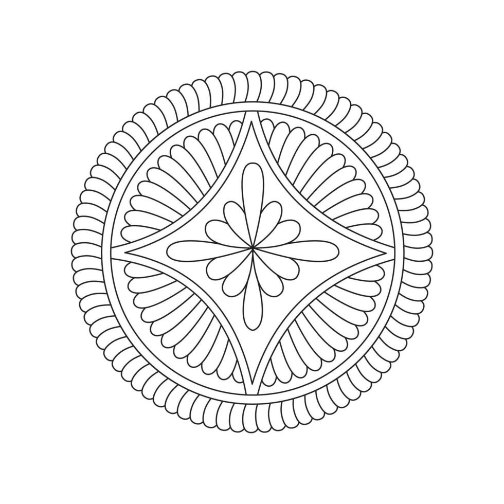 Decorative ornament in ethnic oriental style file vector