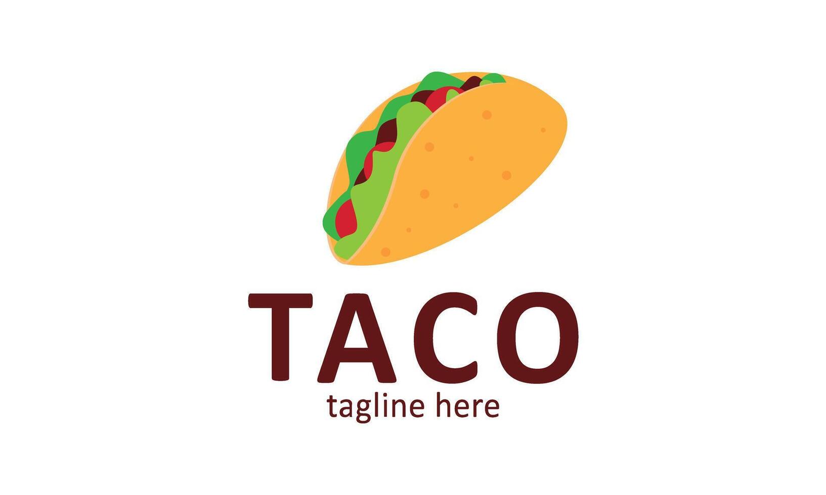 tasty taco illustration vector
