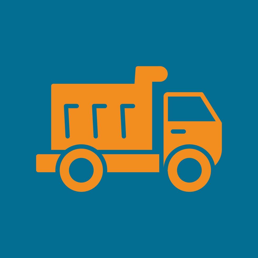 Dump Truck trendy lovely creative abstract illustration colorful useful design vector