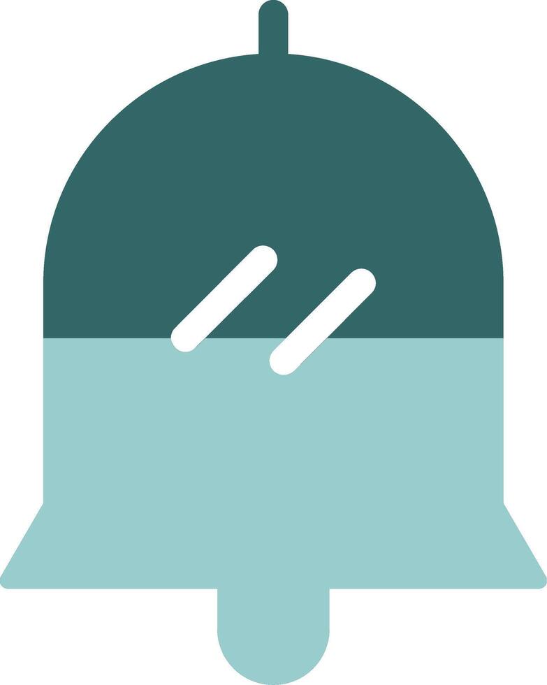 Notification Solid Style Two Color Icon vector
