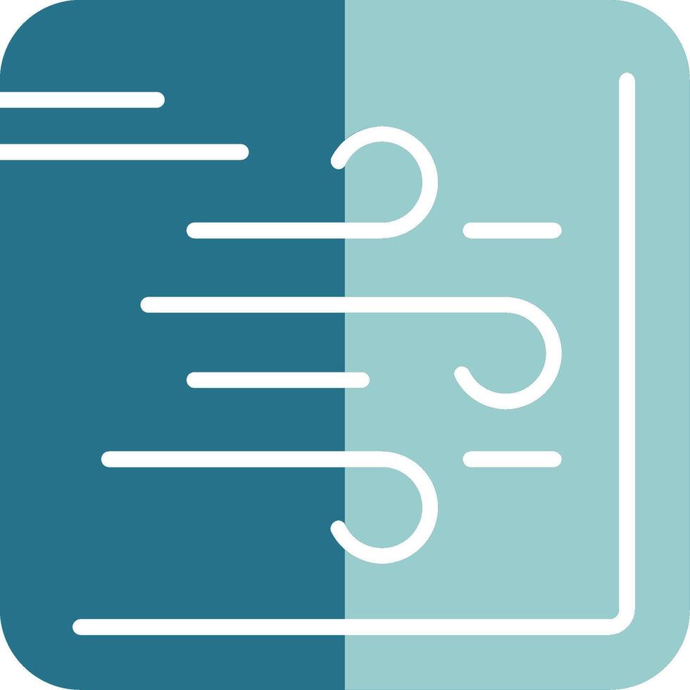 Wind Solid EPS Sample Icon vector