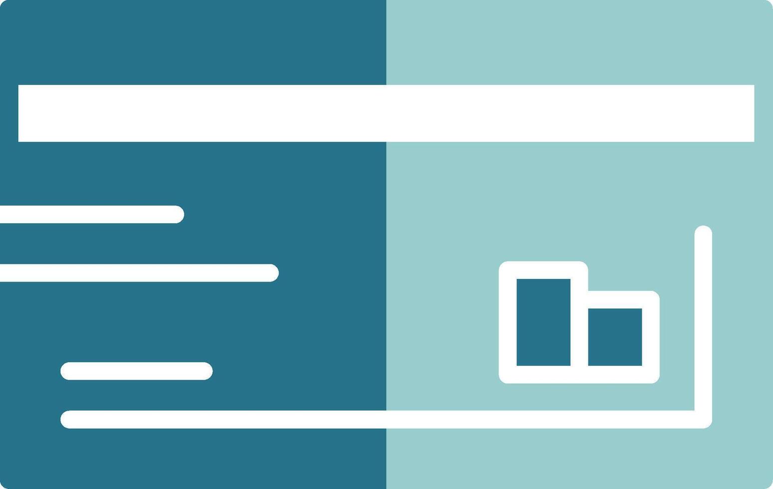 Credit card Solid EPS Sample Icon vector