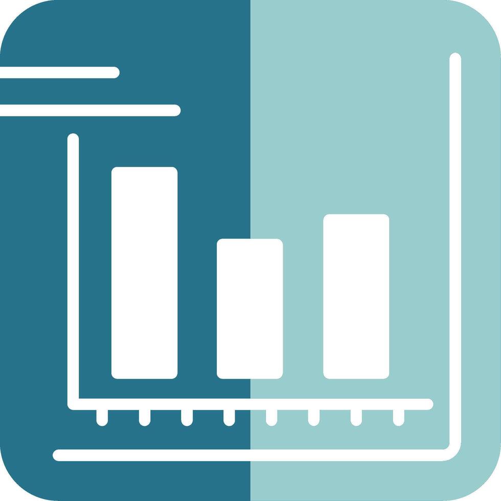 Chart Solid EPS Sample Icon vector