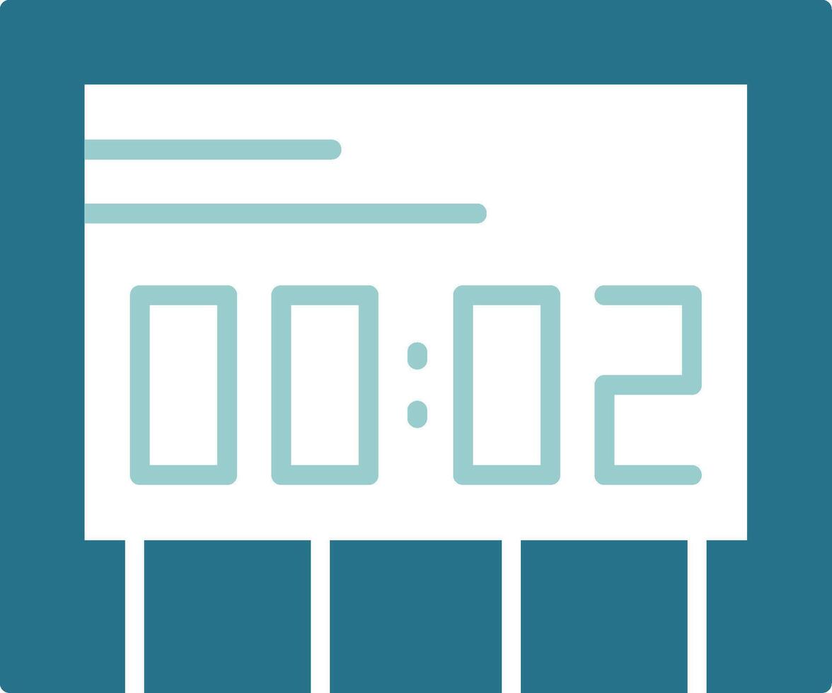 Clock Solid EPS Sample Icon vector