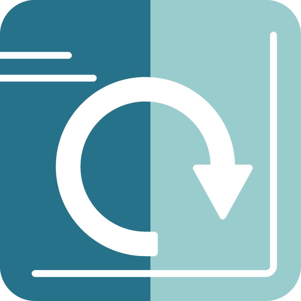 Redo Solid EPS Sample Icon vector