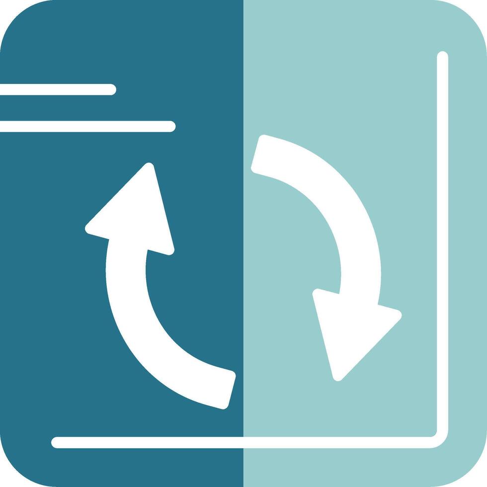 Refresh Solid EPS Sample Icon vector