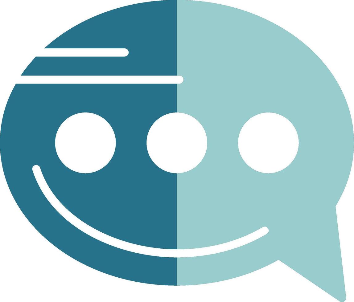 Chat Solid EPS Sample Icon vector
