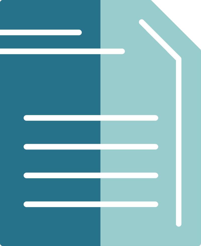 Document Solid EPS Sample Icon vector