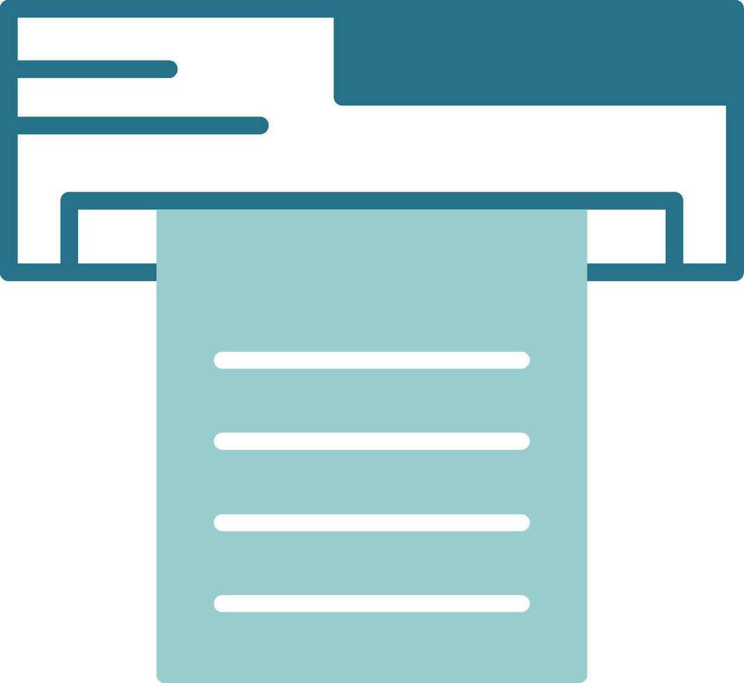 Print Solid EPS Sample Icon vector