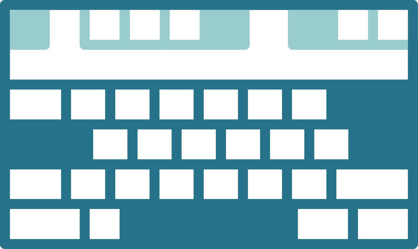 Keyboard Solid EPS Sample Icon vector