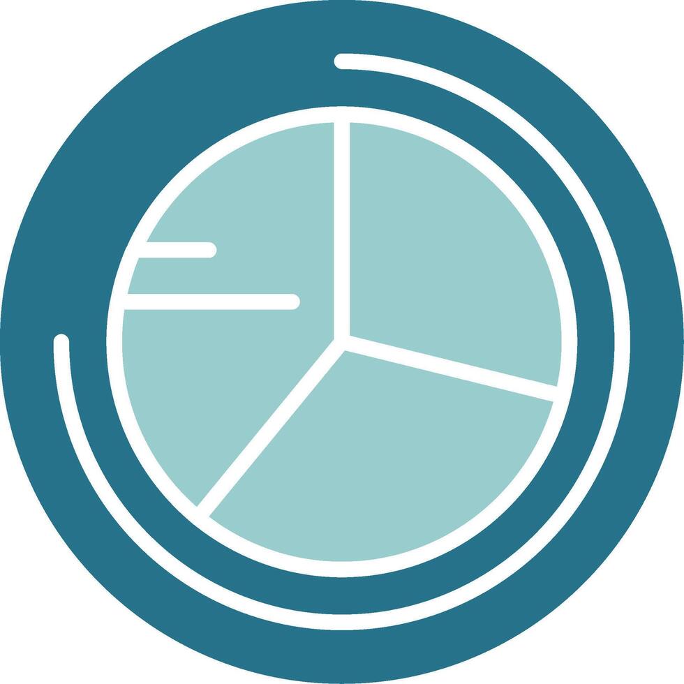Pie chart Solid EPS Sample Icon vector