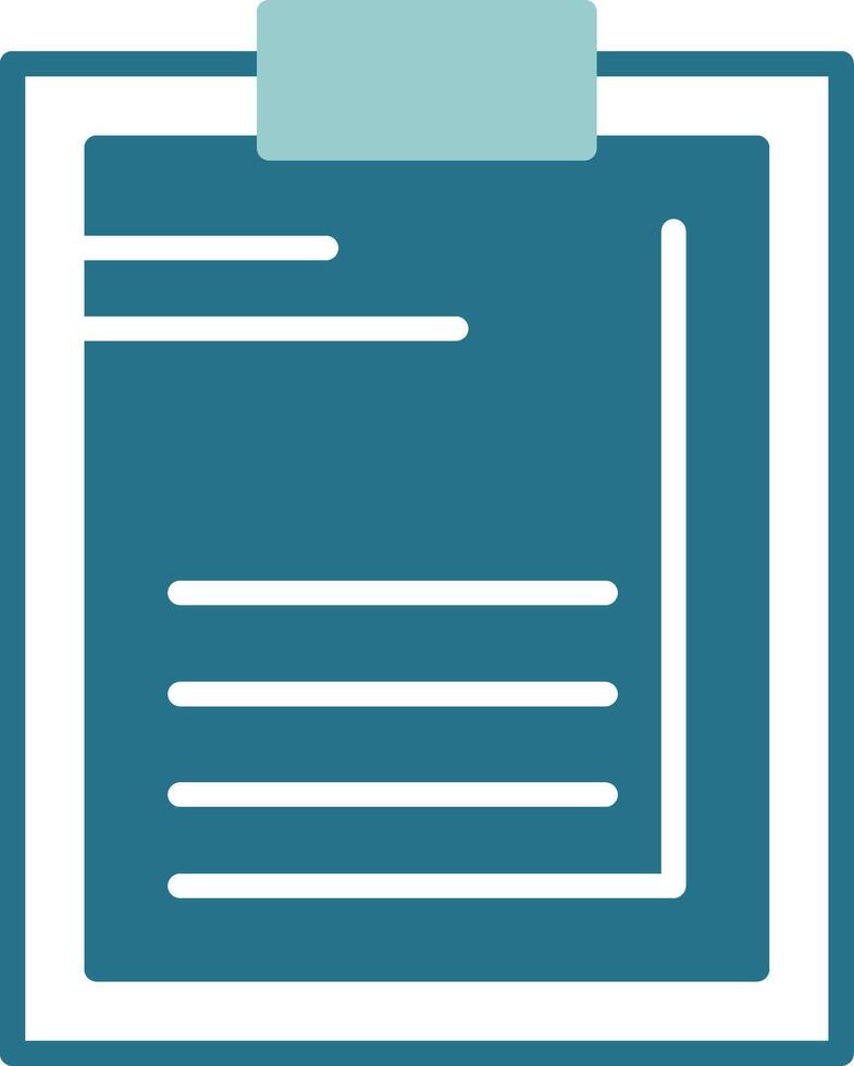 Clipboard Solid EPS Sample Icon vector