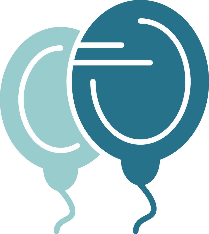 Balloon Solid EPS Sample Icon vector