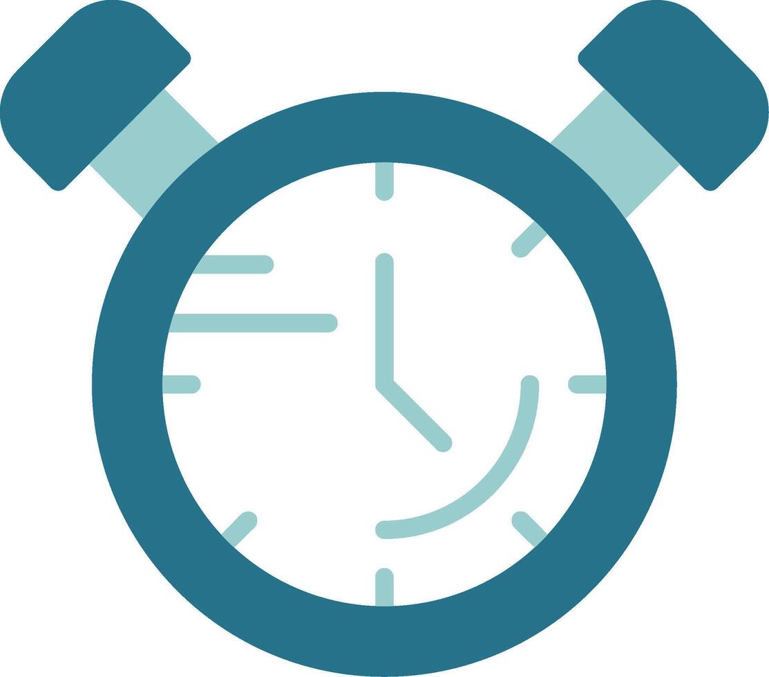 Alarm clock Solid EPS Sample Icon vector
