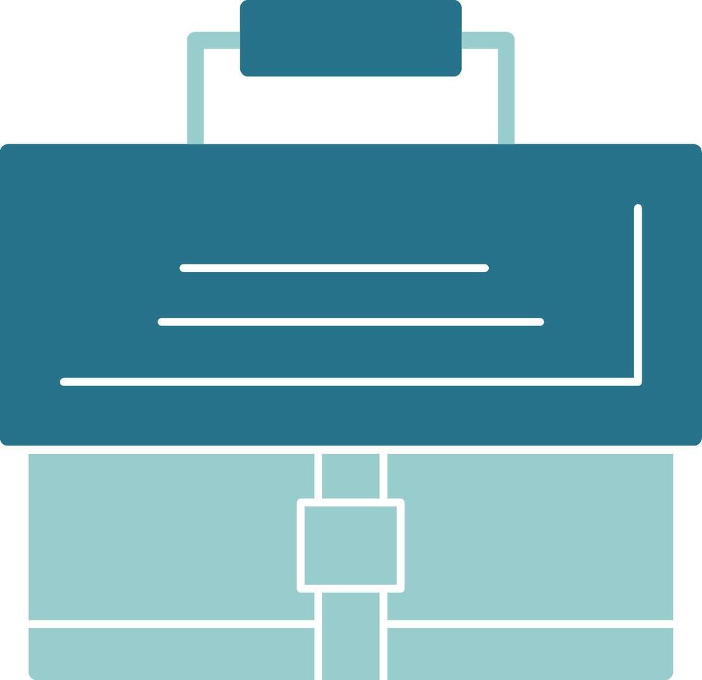 Briefcase Solid Style EPS Sample Icon vector