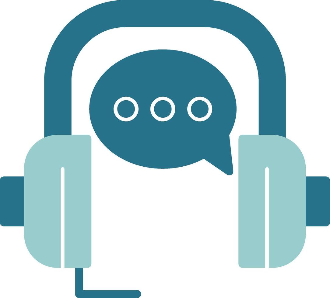 Customer service Solid Style EPS Icon vector