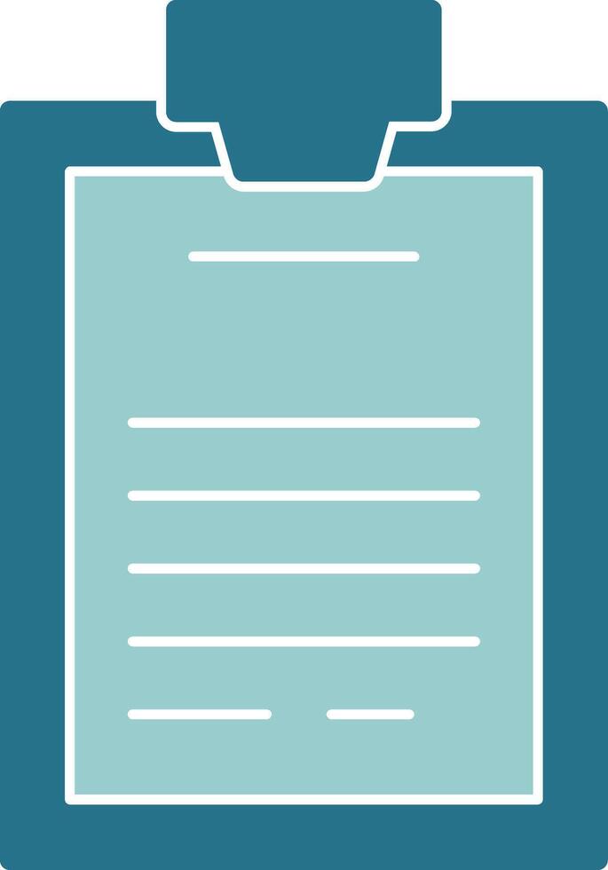 Clipboard Solid Style EPS Icon vector