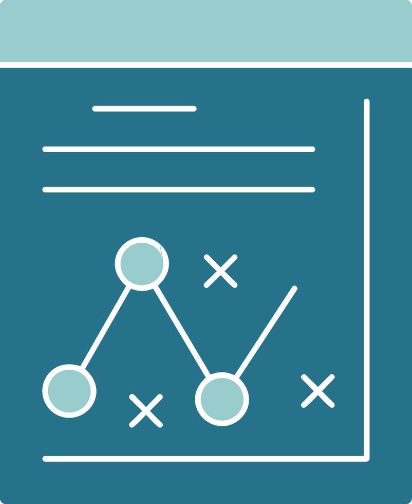Strategy Solid Style EPS Icon vector