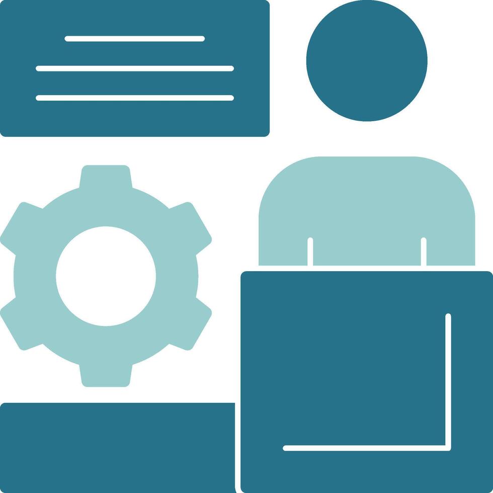 Leadership Solid Style EPS Icon vector